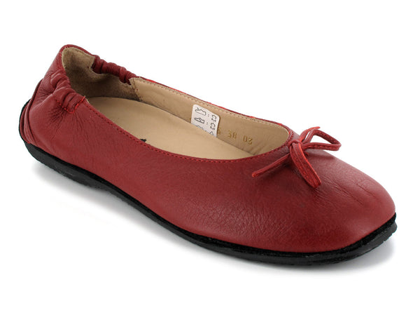 haflinger-tia-moose-leather-ballerina-slippers #color_red chili