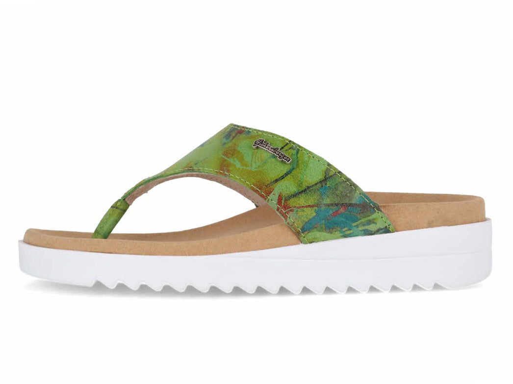 1 Hickersberger-Women-Printed-leather-Sandals-Fashion-green-Graffity #farbe_Green