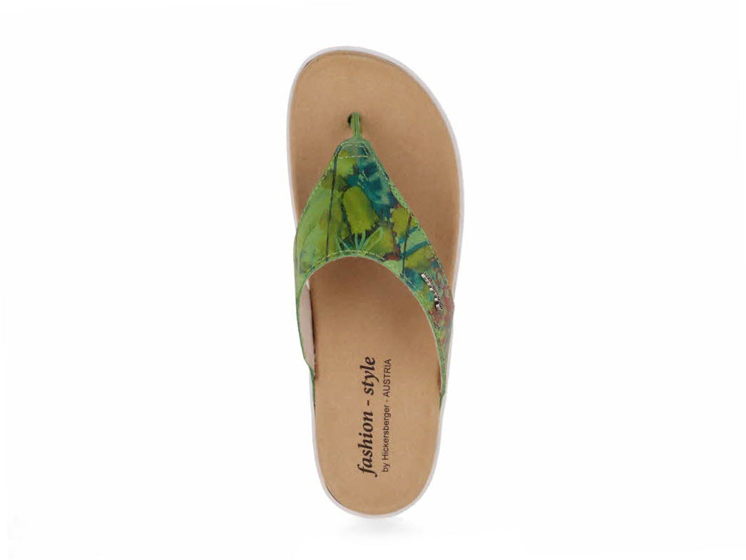 1 Hickersberger-Women-Printed-leather-Sandals-Fashion-green-Graffity #farbe_Green