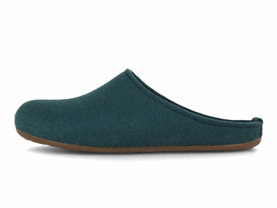 1 HAFLINGER-Men-Women-Slippers-Everest-Fundus-pine-green #farbe_Green