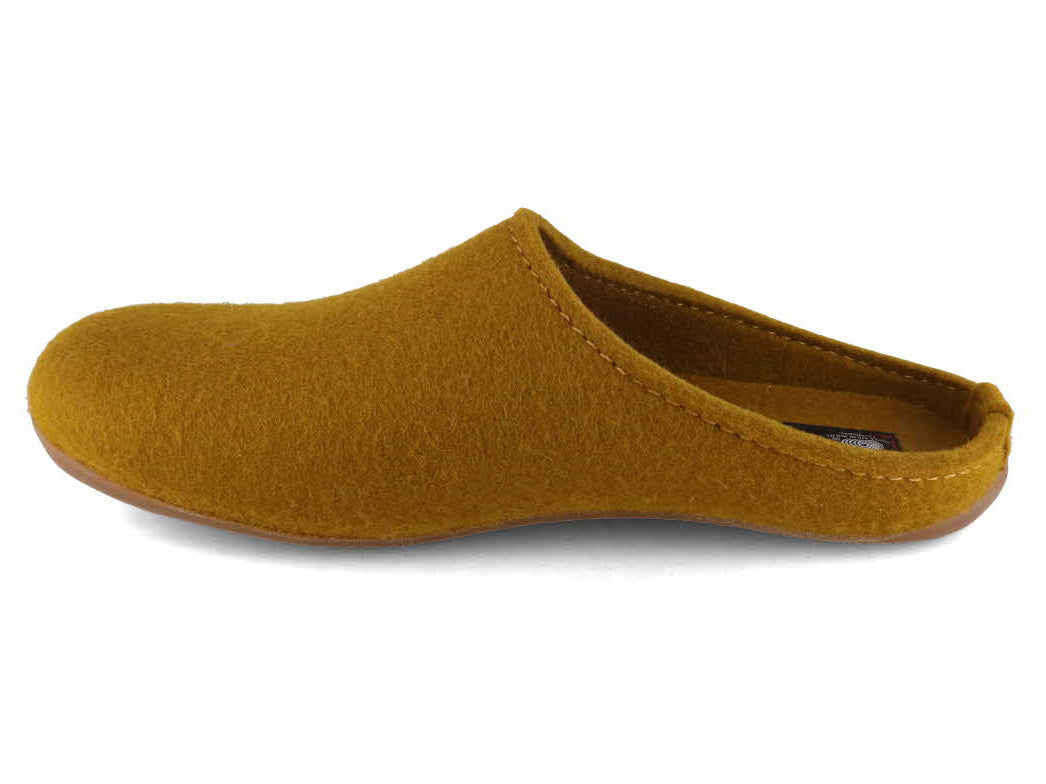 1 HAFLINGER-Men-Women-Slippers-Everest-Fundus-masala #farbe_Yellow
