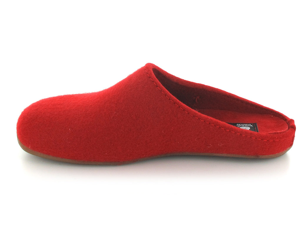 1 HAFLINGER-Wool-Felt-Slipper--Everest-Fundus-Ruby #farbe_Red