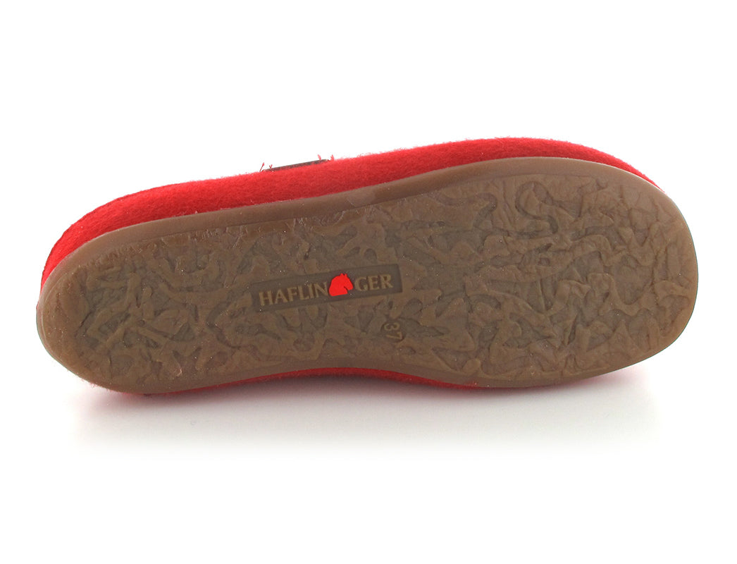 1 HAFLINGER-Wool-Felt-Slipper--Everest-Fundus-Ruby #farbe_Red