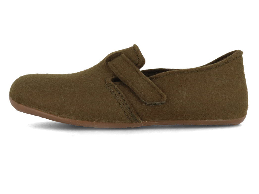 1 HAFLINGER-Women-Men-Closed-Heel-Velcro-Slippers-Everest-Focus-olive #farbe_Green
