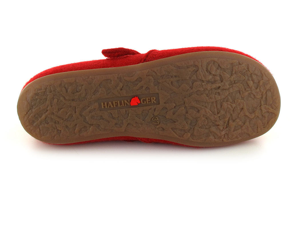 haflinger-hook-and-loop-slippers-everest-focus #color_ruby red