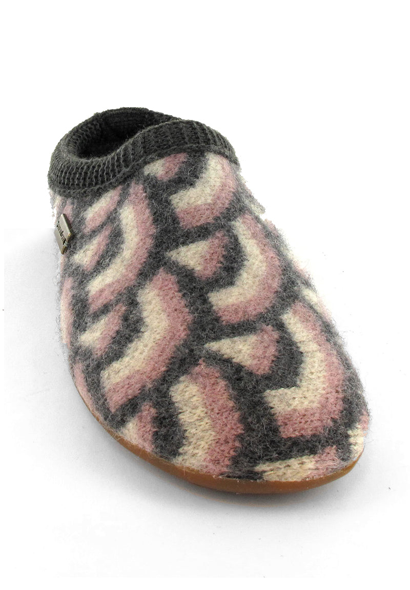 1 HAFLINGER-Slipper--Everest-Cascade-Rosewood #farbe_Pink