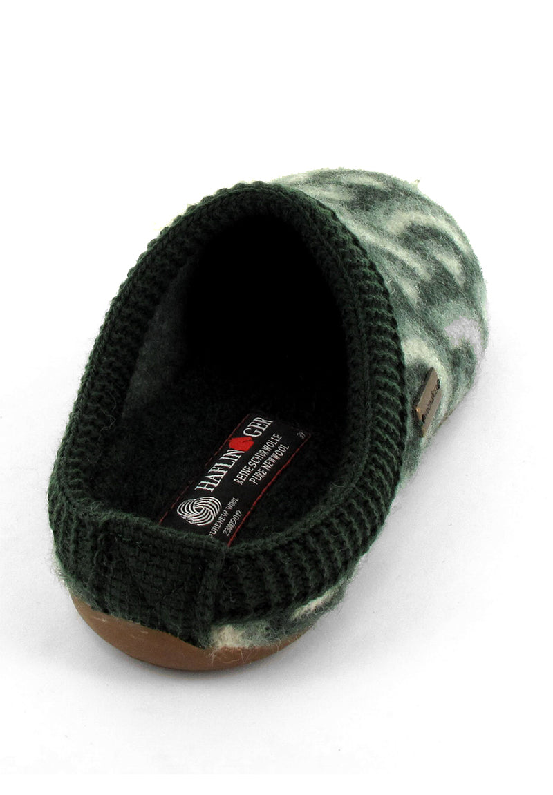 1 HAFLINGER-Slipper--Everest-Cascade-Kiwi #farbe_Green