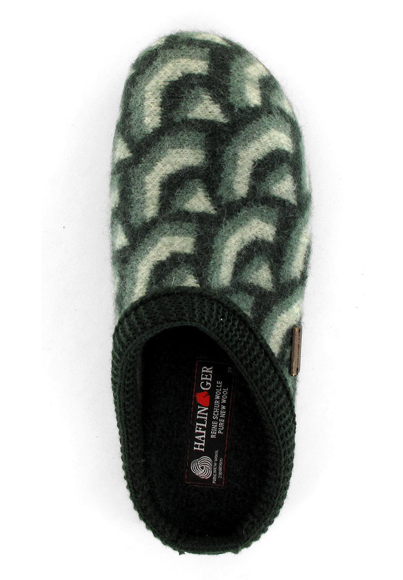 1 HAFLINGER-Slipper--Everest-Cascade-Kiwi #farbe_Green