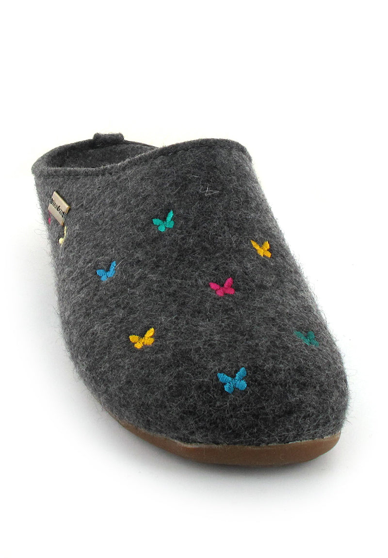 1 HAFLINGER-Slipper--Everest-Farfalline-Anthracite #farbe_Grey