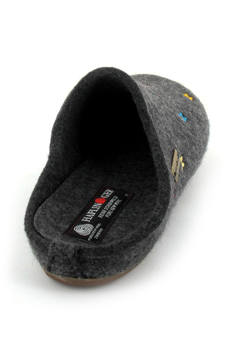 1 HAFLINGER-Slipper--Everest-Farfalline-Anthracite #farbe_Grey