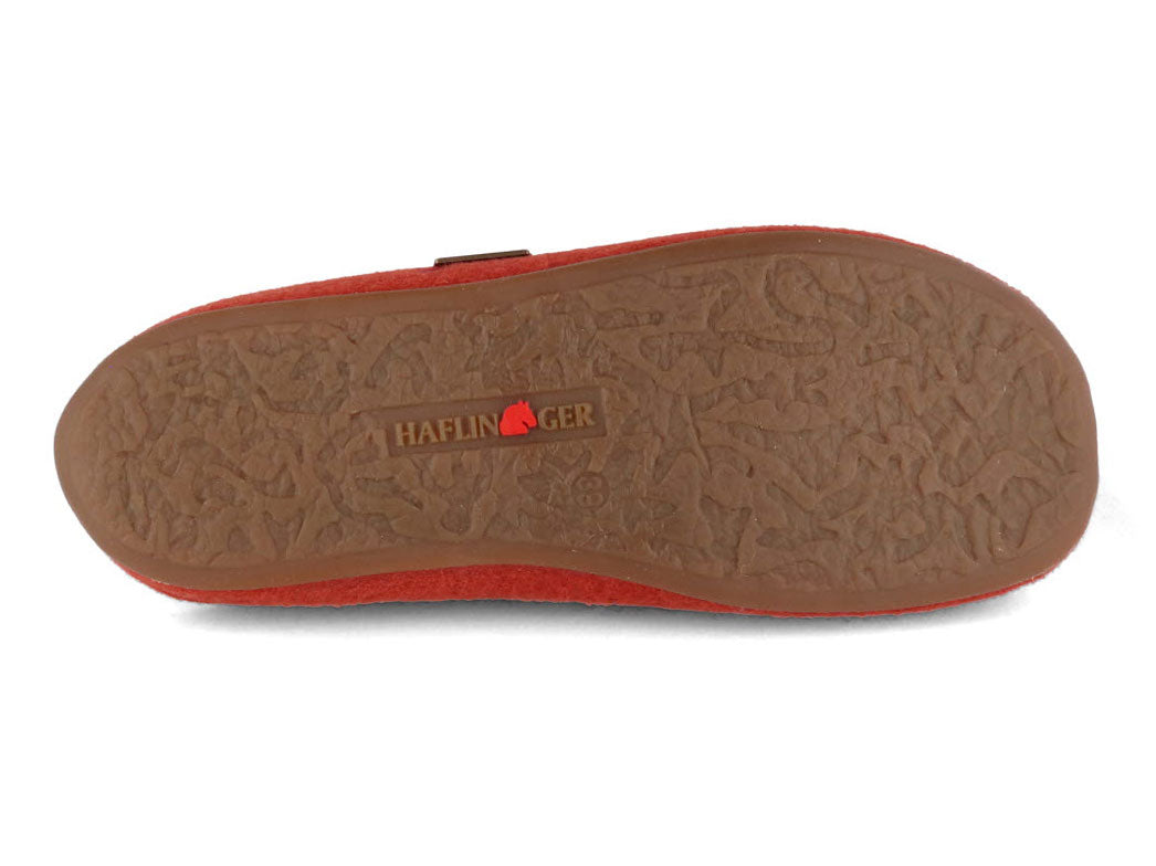 1 HAFLINGER-Slipper--Everest-Farfalline-Terracotta #farbe_Orange
