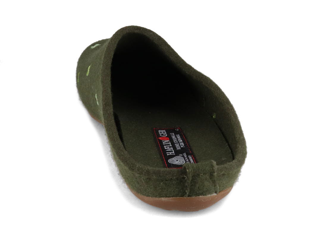 1 HAFLINGER-Slipper--Everest-Farfalline-Yew #farbe_Green