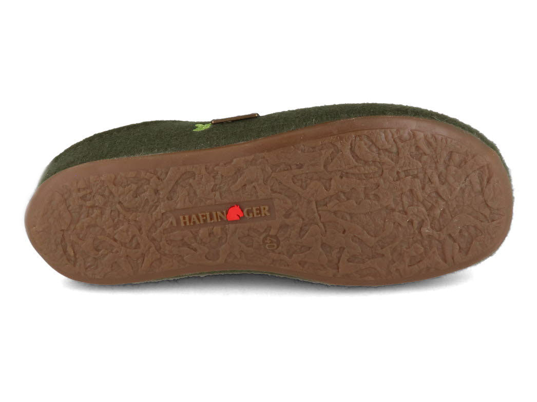 1 HAFLINGER-Slipper--Everest-Farfalline-Yew #farbe_Green