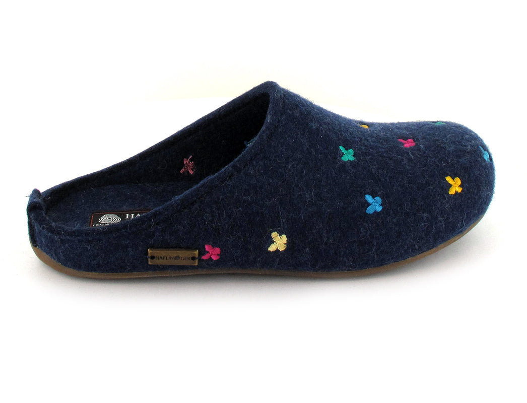 1 HAFLINGER-Slipper--Everest-Farfalline-Jeans #farbe_Blue
