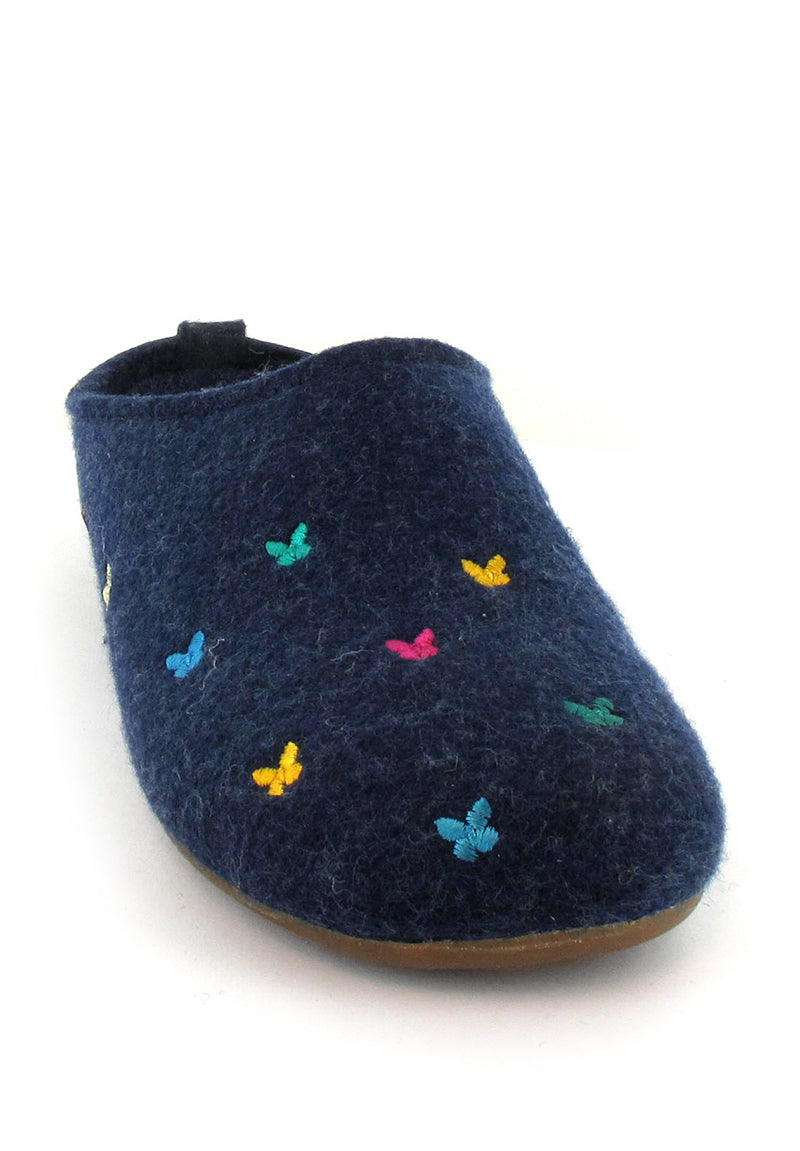 1 HAFLINGER-Slipper--Everest-Farfalline-Jeans #farbe_Blue
