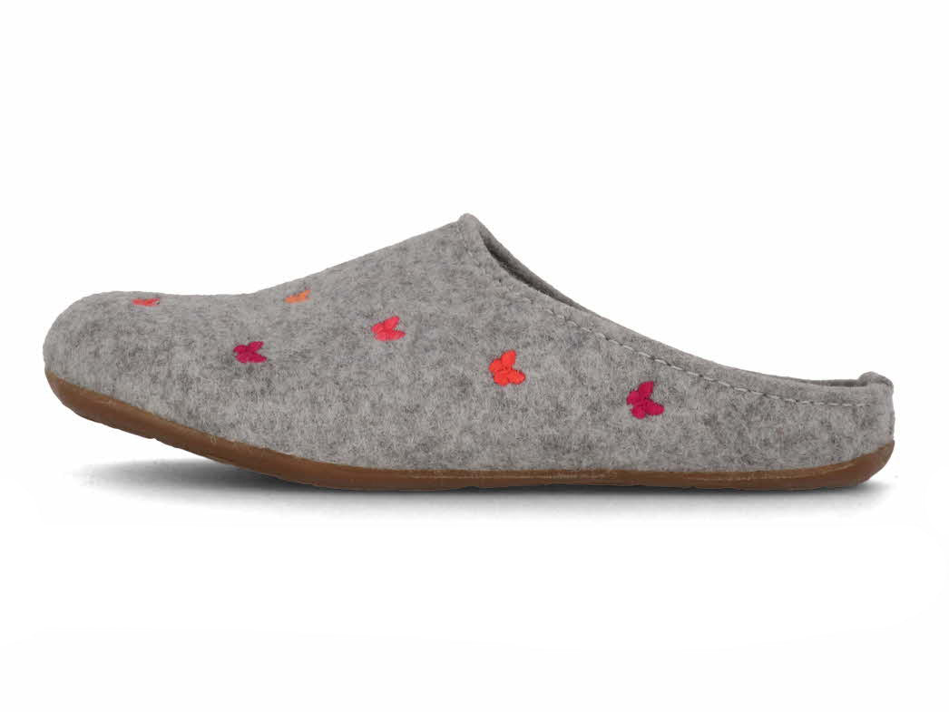 1 HAFLINGER-Slipper--Everest-Farfalline-Stone-Gray #farbe_Grey