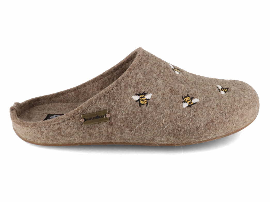 1 HAFLINGER-Women-Felt-Slippers-Everest-Api-turf #farbe_Beige