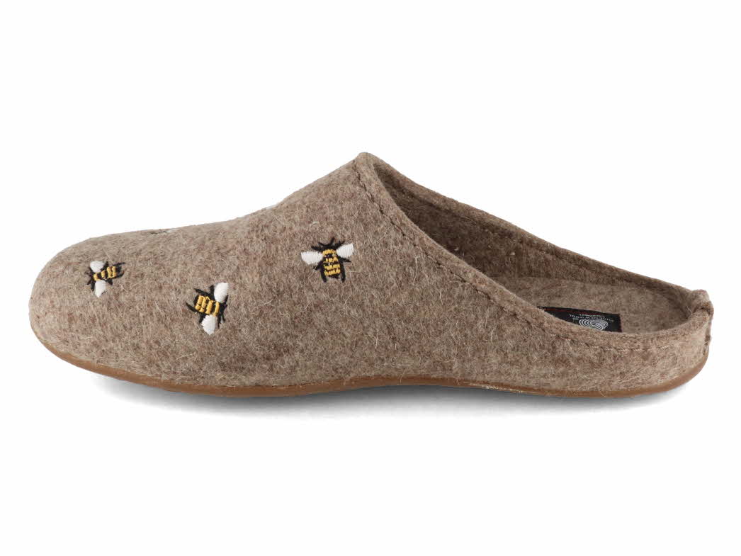 1 HAFLINGER-Women-Felt-Slippers-Everest-Api-turf #farbe_Beige