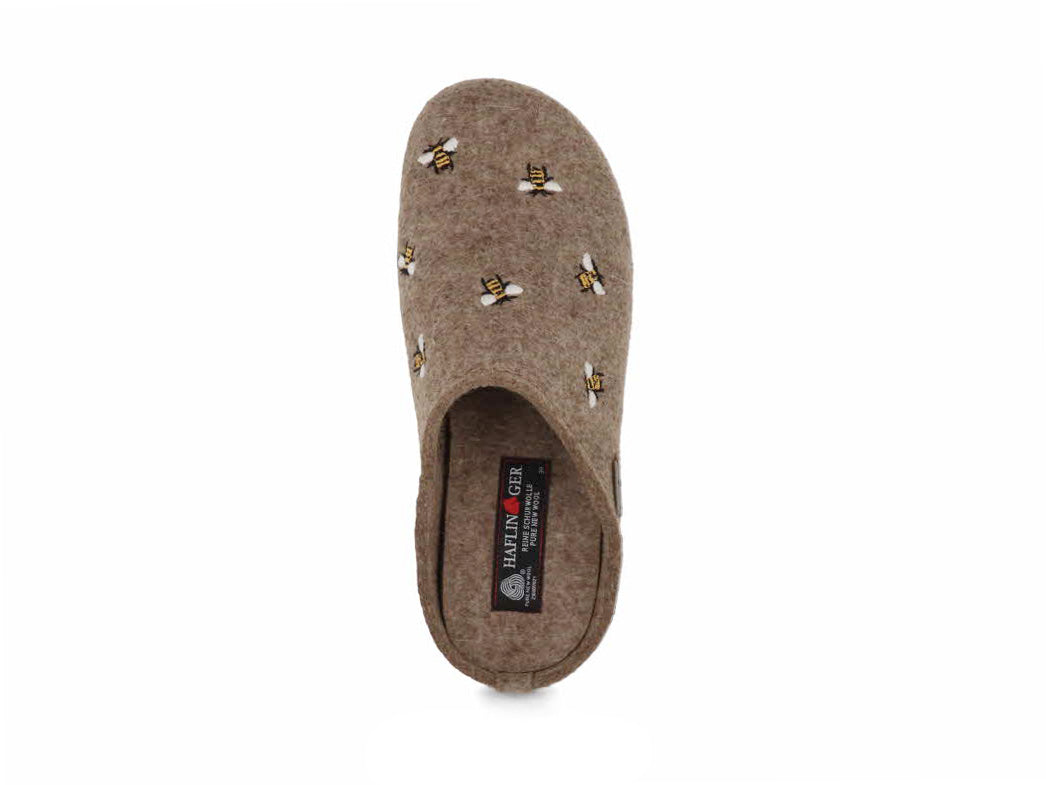 1 HAFLINGER-Women-Felt-Slippers-Everest-Api-turf #farbe_Beige