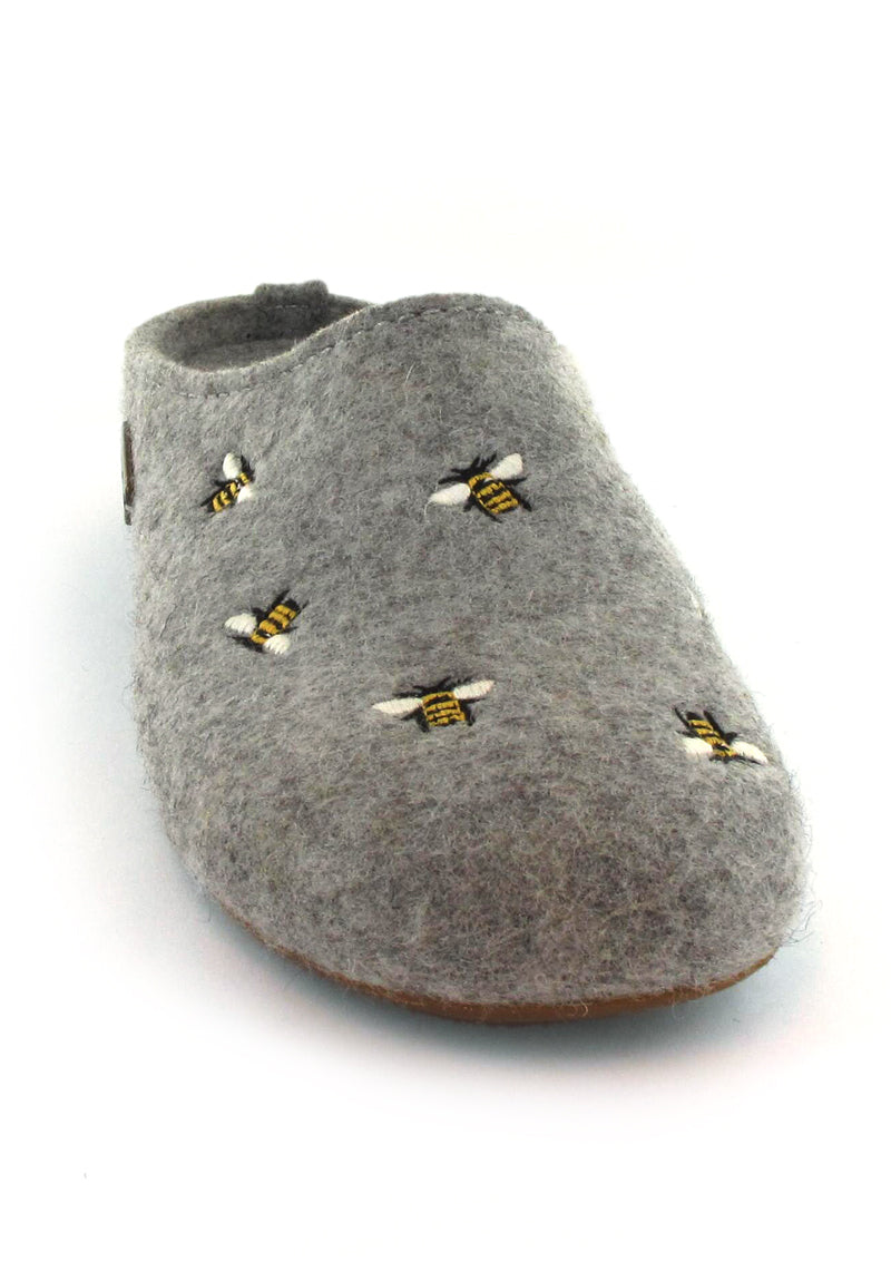 1 HAFLINGER-Slipper--Everest-Api-Stone-Gray