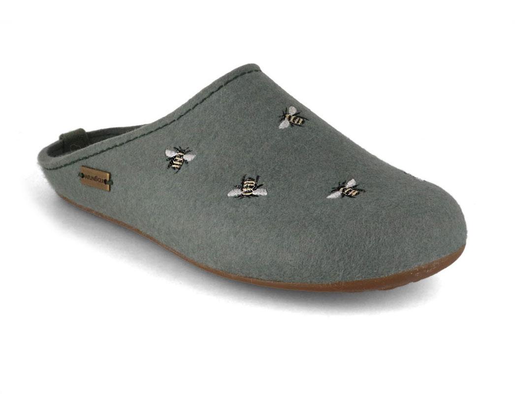 HAFLINGER-Slipper--Everest-Api-Kiwi #farbe_Green