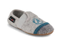 HAFLINGER-Kids-Slippers--Wild-Child-Stone-Gray #farbe_Grey