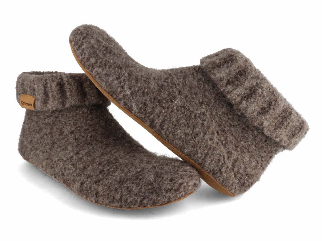 1 Gottstein-Men-Women-Slipper-Boots-Knit-Boot-brown #farbe_Brown