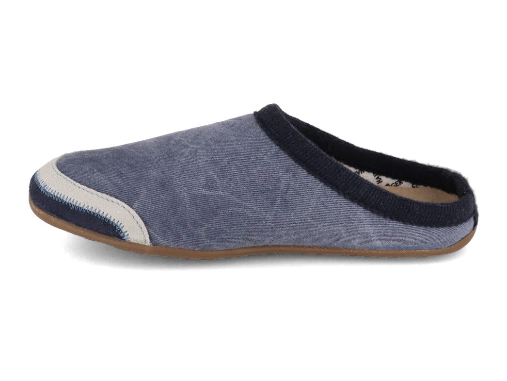 haflinger-unisex-cotton-slippers-everest-rainbow #color_blue