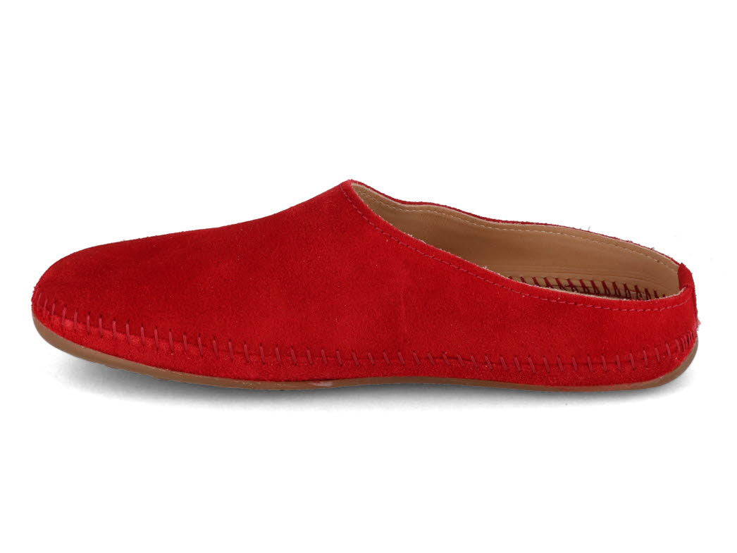 1 HAFLINGER-Leather-Slippers--Everest-Softino-Nubuck-Ruby #farbe_Red