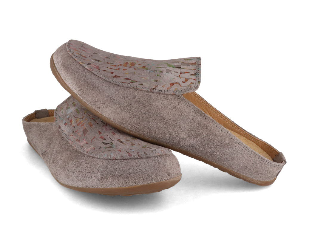 1 HAFLINGER-Women-Slippers-Pantino-T-gray-words #farbe_Grey