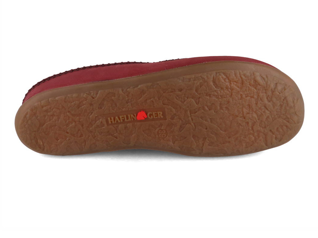 1 HAFLINGER-Women-Men-leather-Slippers-Everest-Softi-port #farbe_Red