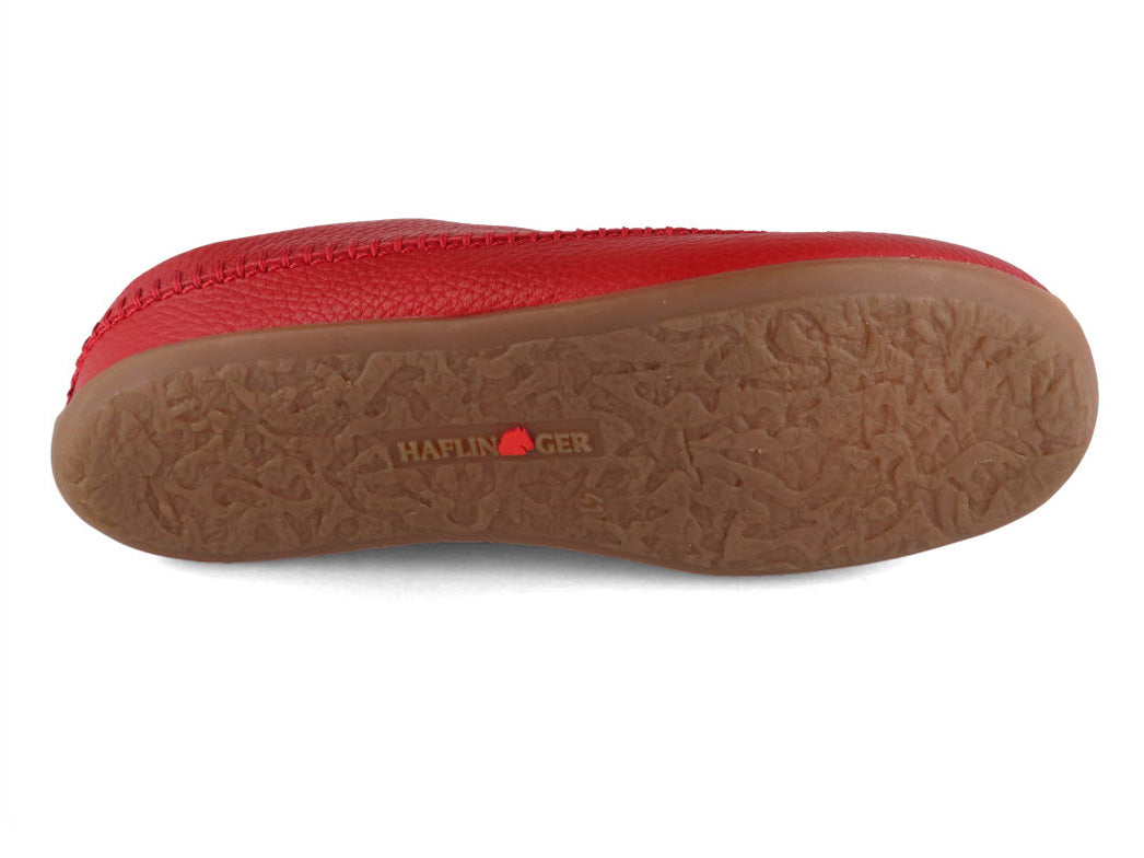 1 HAFLINGER-Women-leather-Slippers-Everest-Softi-paprika #farbe_Red
