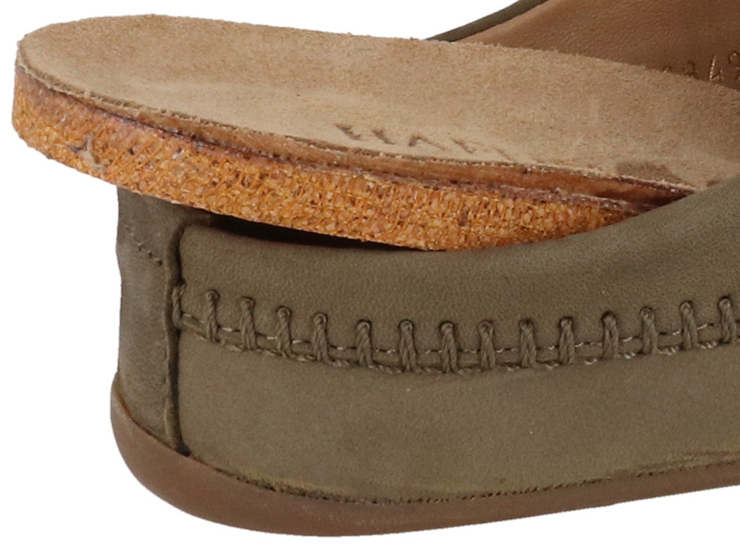 1 HAFLINGER-Women-Men-leather-Slippers-Everest-Softi-reed #farbe_Oliv