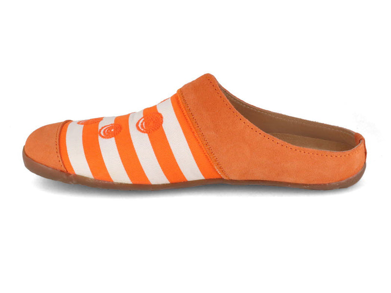 1 HAFLINGER-Summer-Slippers--Everest-Ring-orange