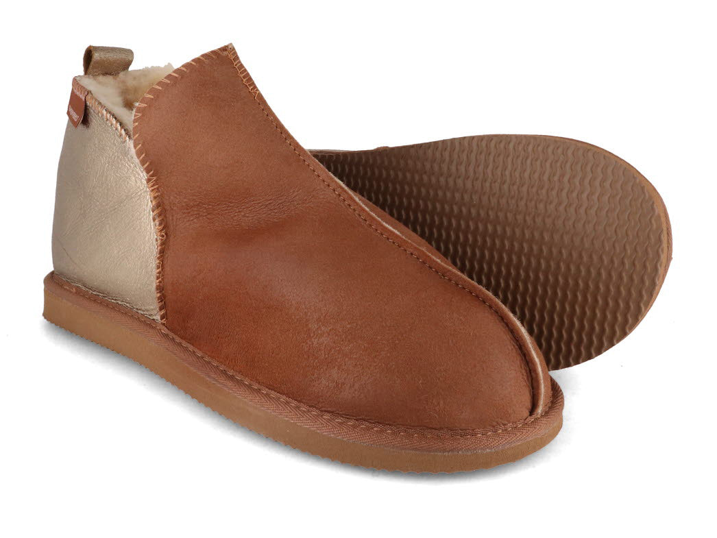 1 SHEPHERD-Women-Lambskin-Boots-Annie-cognac-gold #farbe_Brown