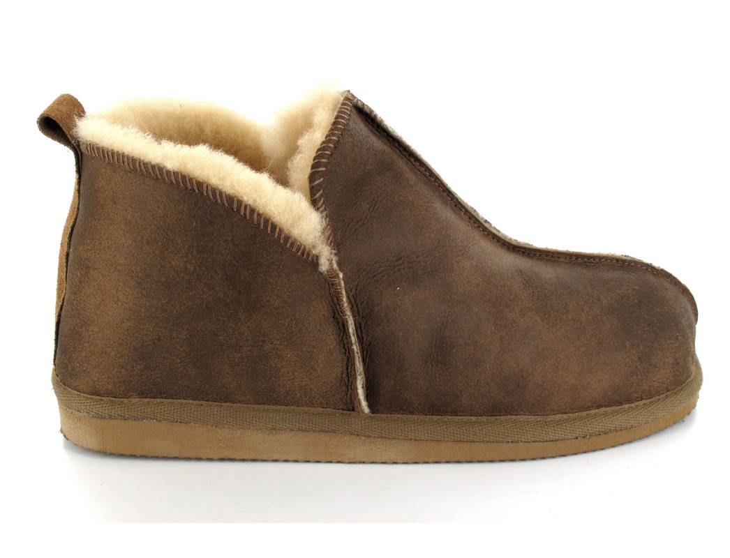 1 SHEPHERD-Mens-Sheepskin-Slippers-Anton-antique-cognac #farbe_Brown