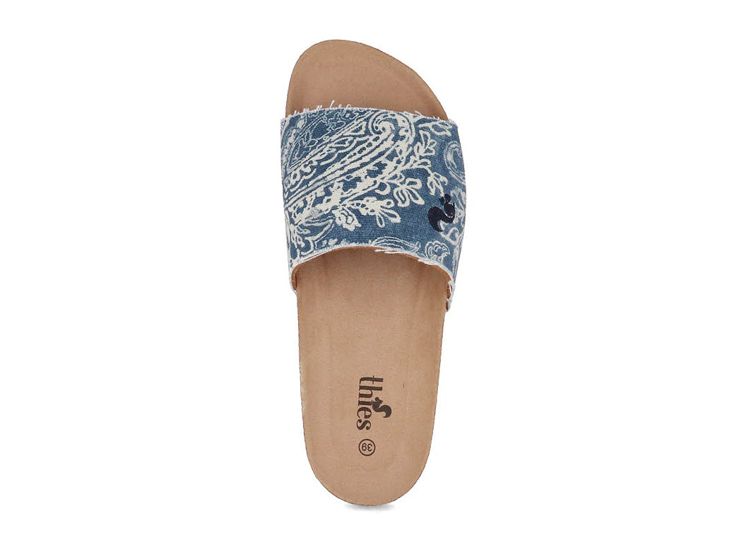1 Thies-Women-Sandals-Eco-Pool-Slide-paisley-blue #farbe_Blue