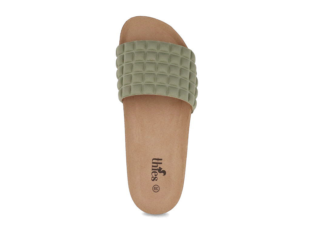 1 Thies-Women-Sandals-3D-structure-Eco-Pool-Pop-olive #farbe_Oliv