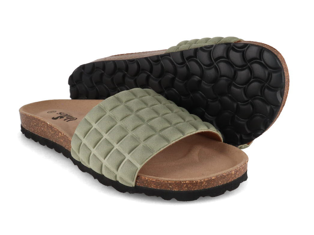1 Thies-Women-Sandals-3D-structure-Eco-Pool-Pop-olive #farbe_Oliv