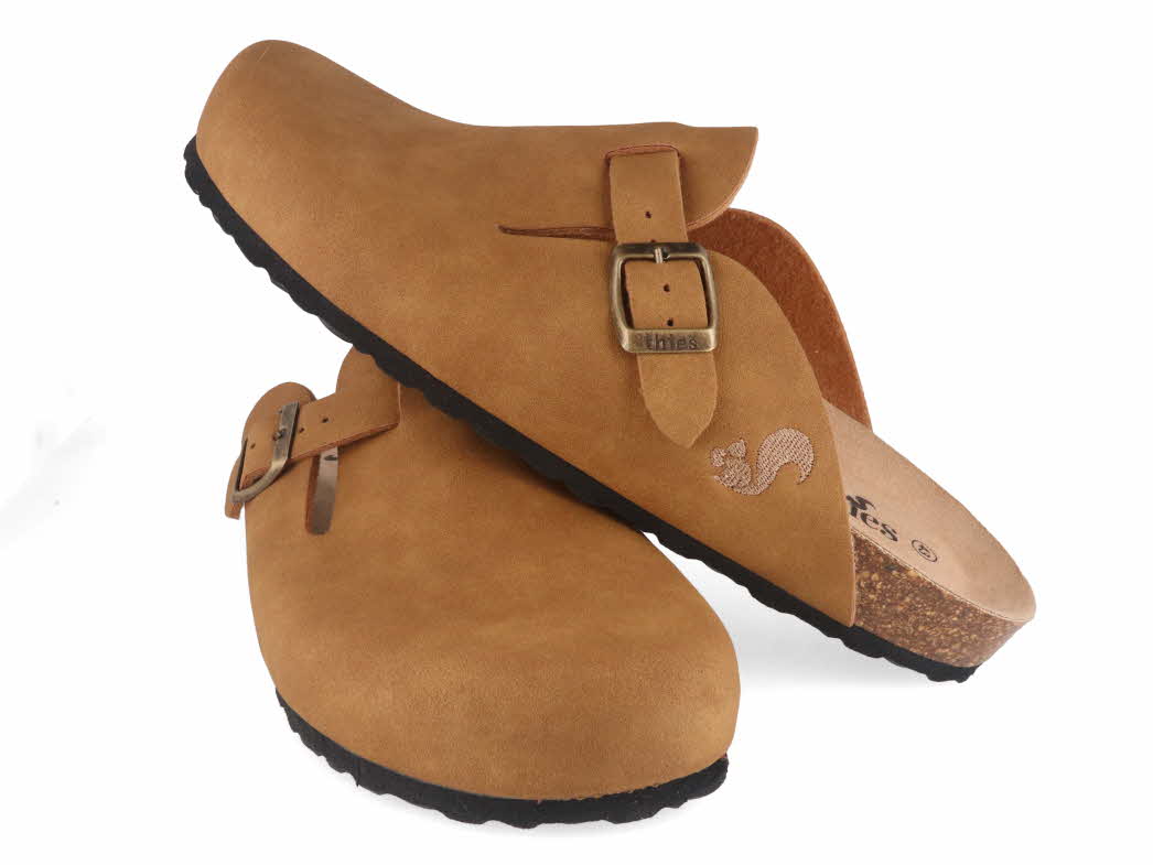 1 Thies-Mens-Clogs-Eco-Bio-cognac #farbe_Brown