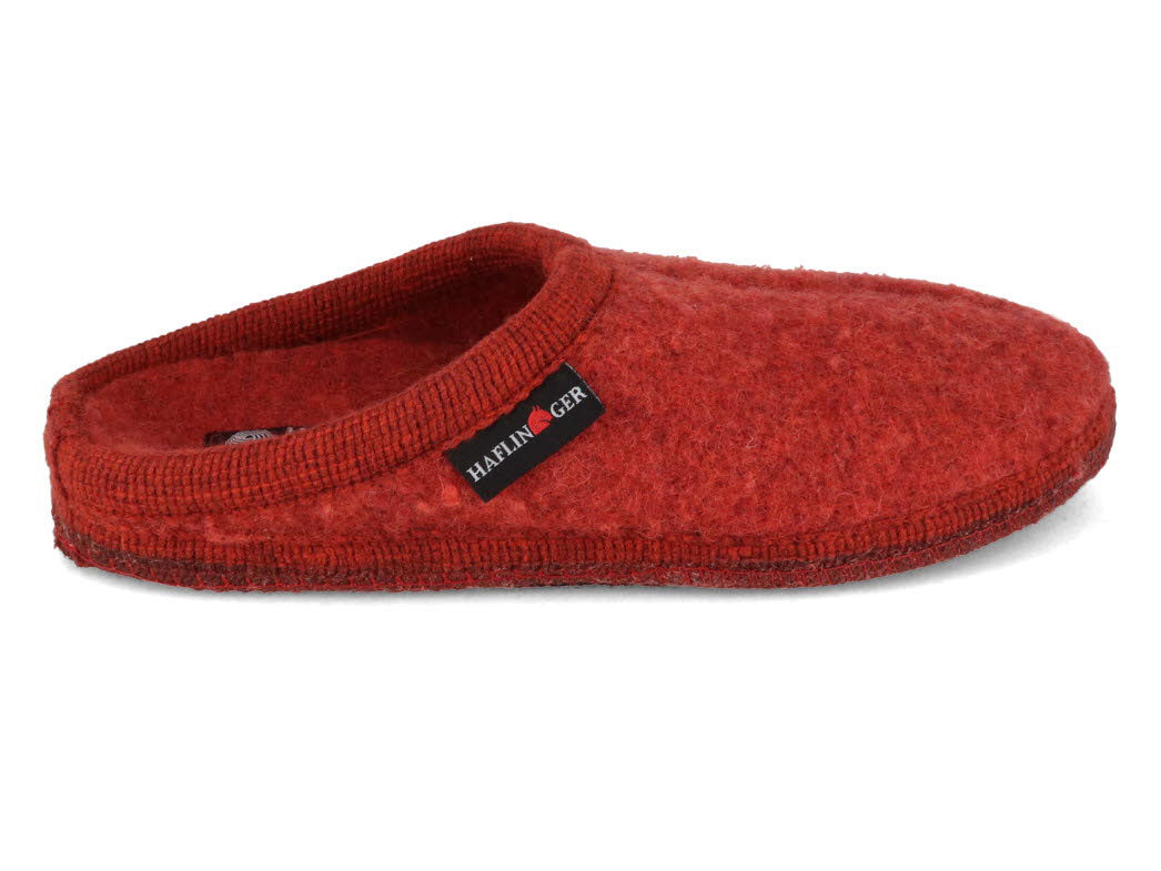 1 HAFLINGER-Slipper--Alaska-Terracotta #farbe_Orange