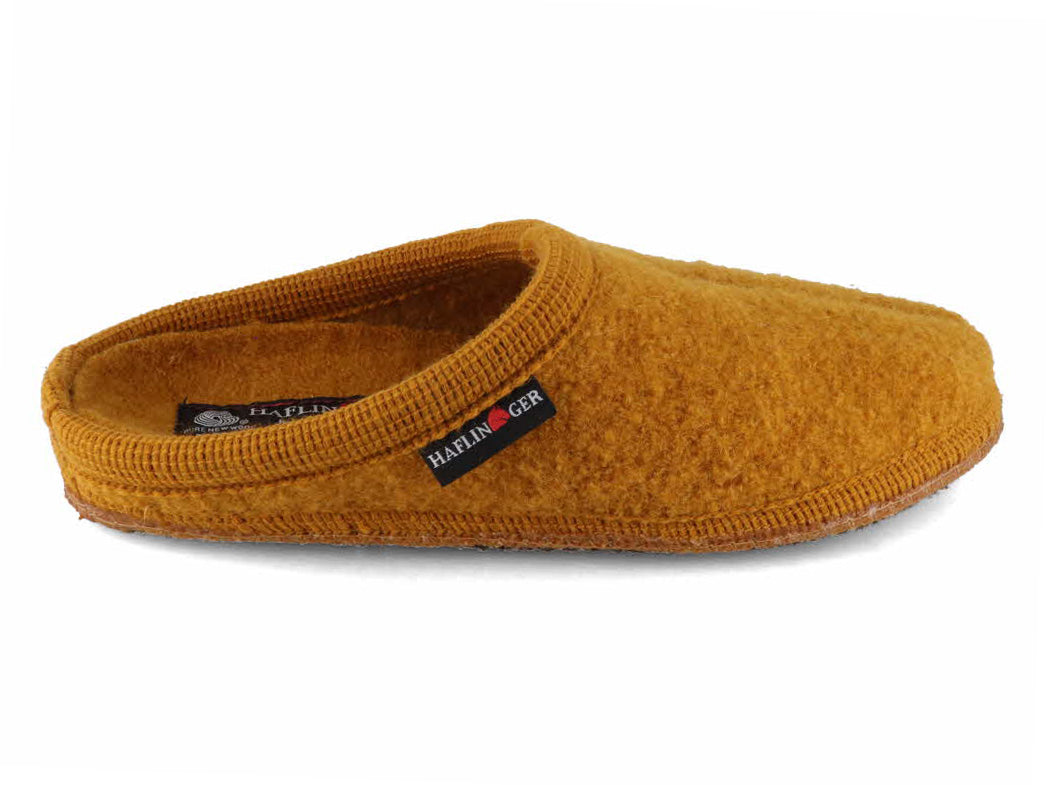 1 HAFLINGER-Men-Women-Felt-Slippers-Alaska-mustard #farbe_Yellow
