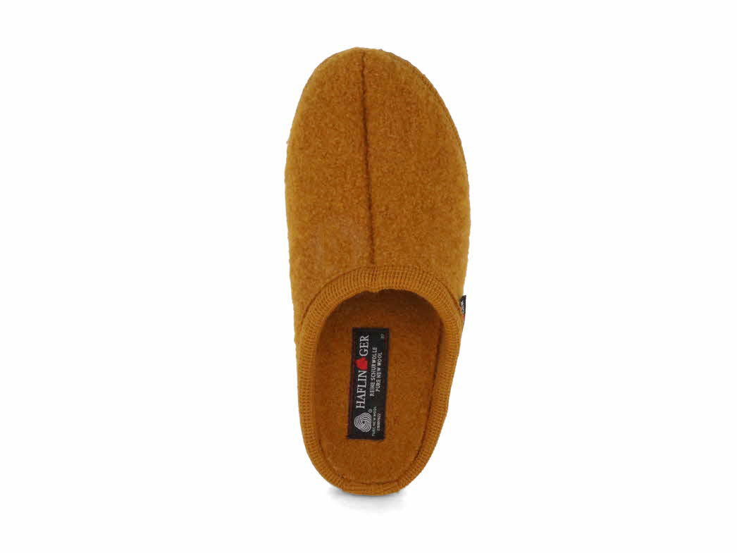 1 HAFLINGER-Men-Women-Felt-Slippers-Alaska-mustard #farbe_Yellow