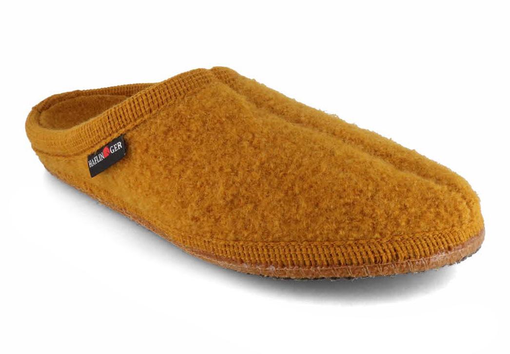 HAFLINGER-Men-Women-Felt-Slippers-Alaska-mustard #farbe_Yellow