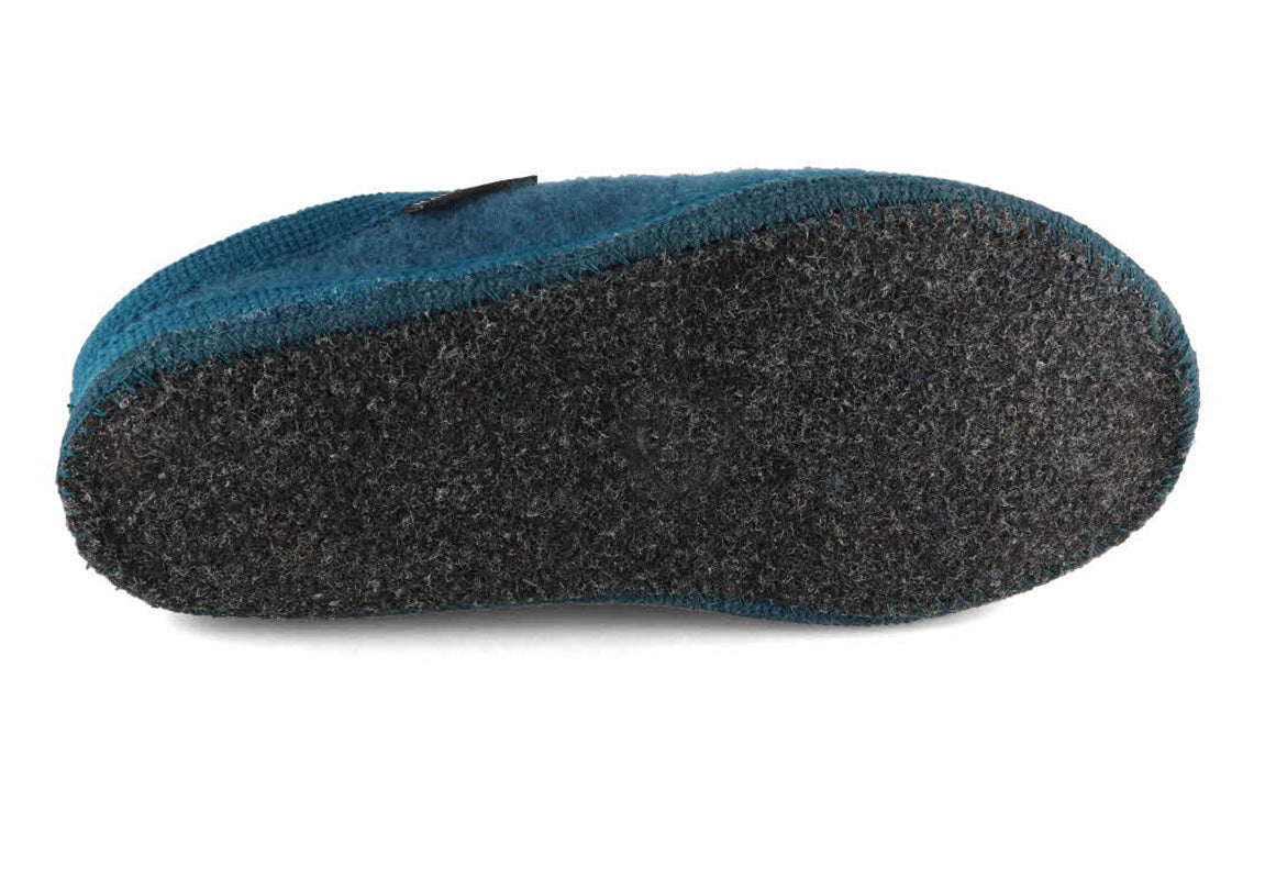 1 HAFLINGER-Men-Women-Felt-Slippers-Alaska-turquoise #farbe_Türkis