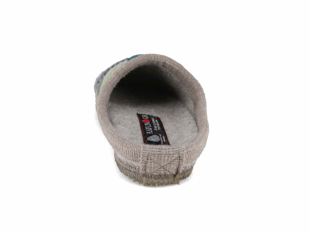 1 HAFLINGER-Slipper--Flowerpower-Stone-Gray #farbe_Grey