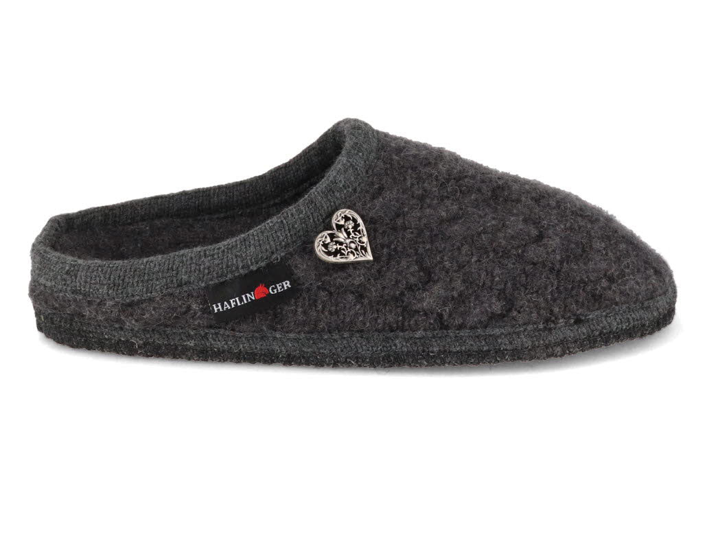 1 HAFLINGER-Slipper--Herzerl-Anthracite #farbe_Anthrazit
