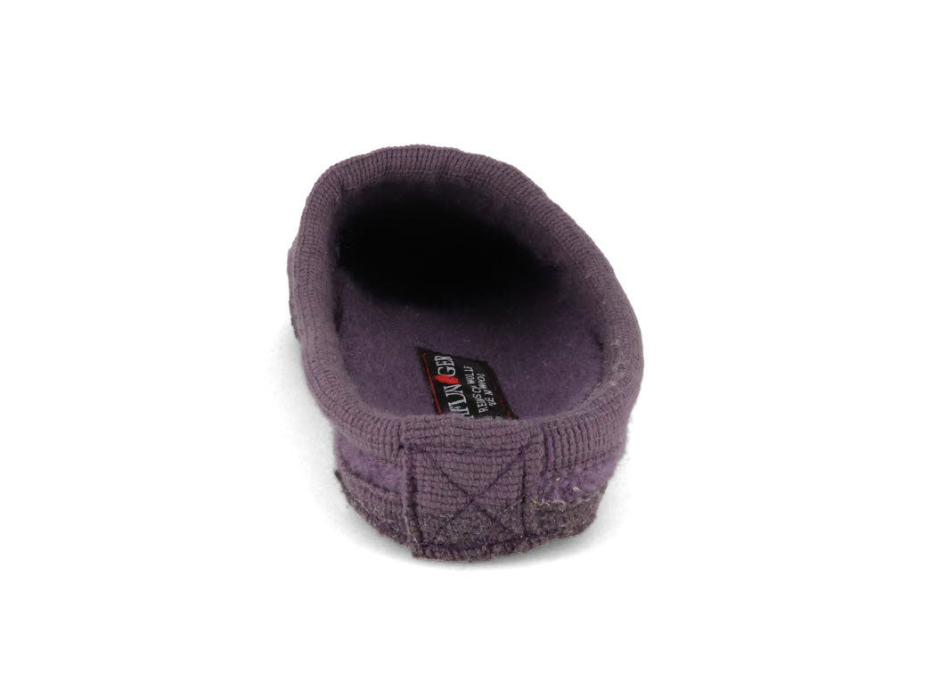 1 HAFLINGER-Slipper--Herzerl-Aubergine #farbe_Purple