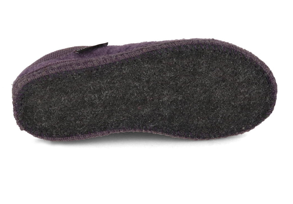 1 HAFLINGER-Slipper--Herzerl-Aubergine #farbe_Purple