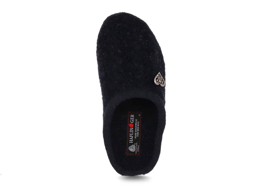 1 HAFLINGER-Slipper--Herzerl-Captain-Blue #farbe_Blue